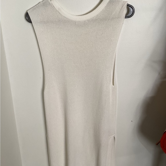 079 Wilfred size M white long vest knit tunic - Picture 2 of 5